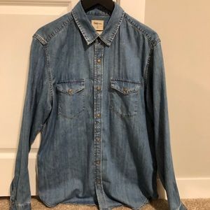 Gap 1969 slim fit denim shirt